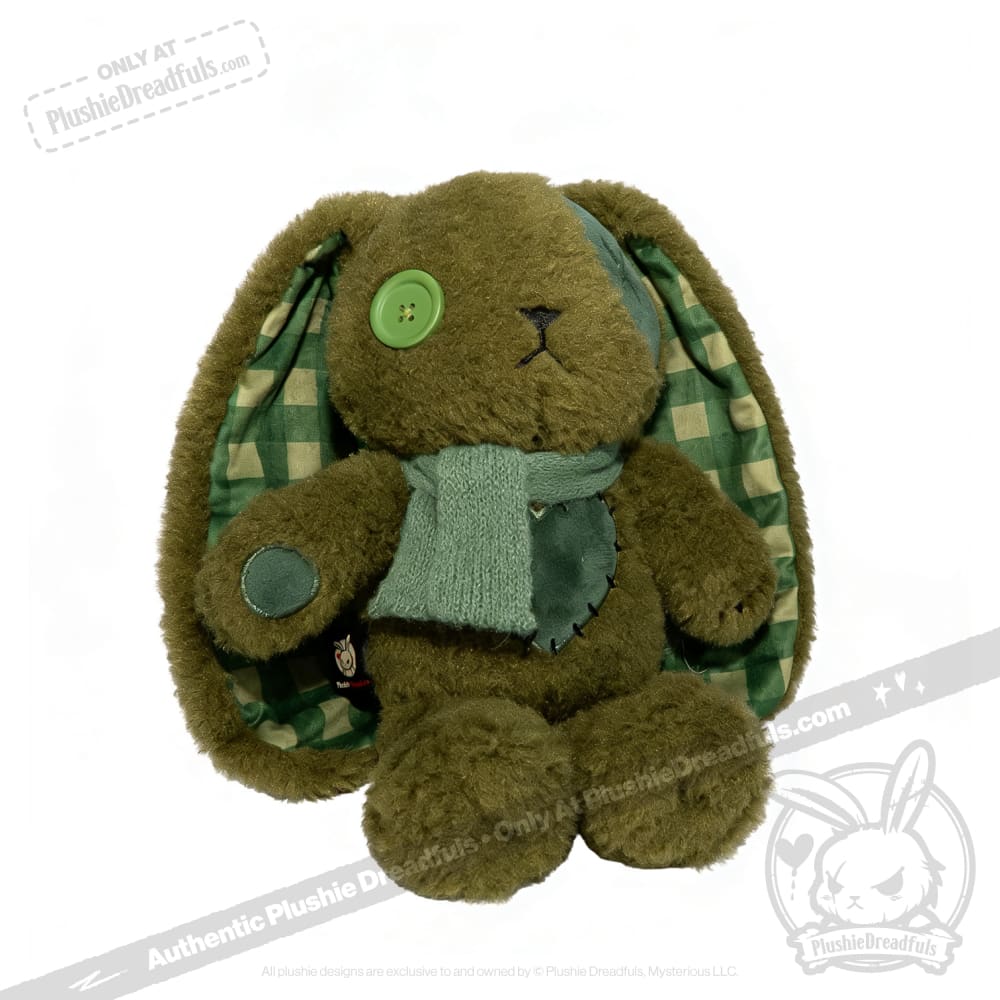 Lucky Green Plaid Love Rabbit - Plush Stuffed Animal