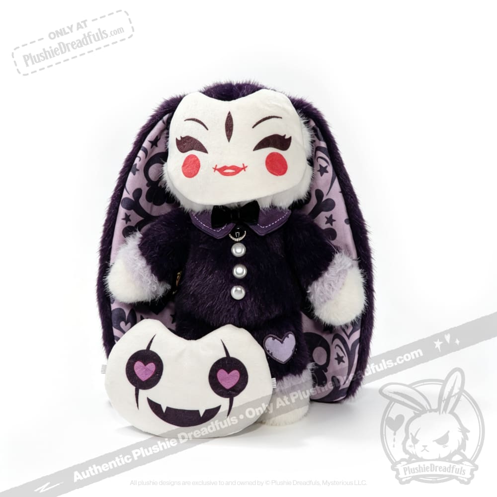 Masking Rabbit Goth Edition - Plush Rabbit Stuffed Animal