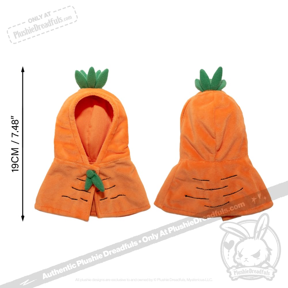 Mini Plush Carrot Cloak