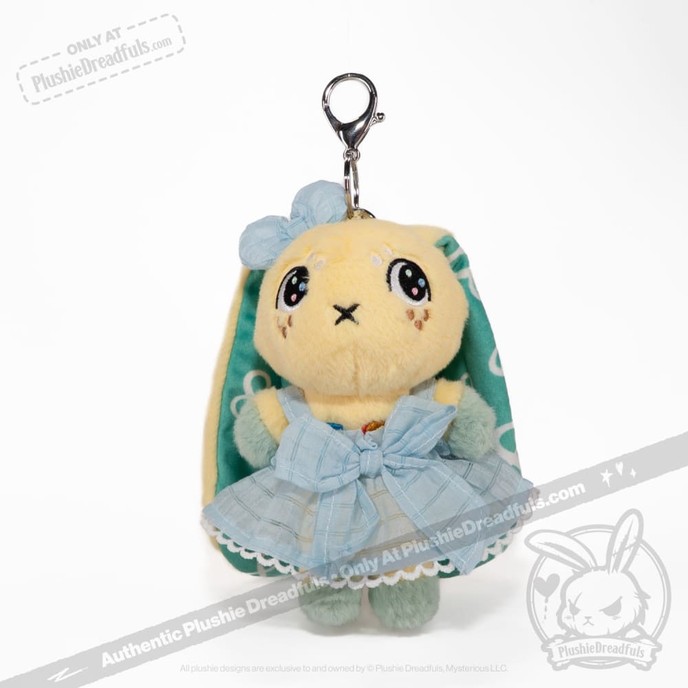 Mini Plush Outfit - Baby Blue Pinafore Dress