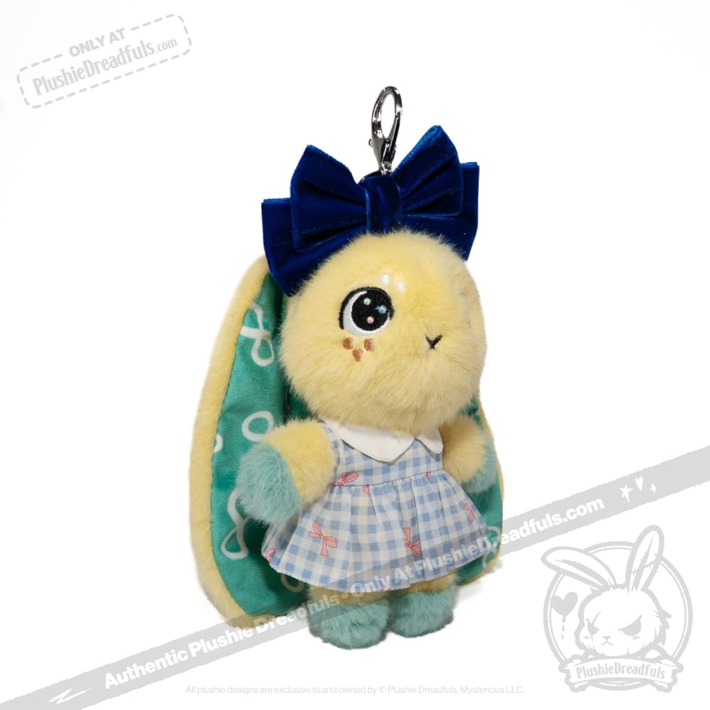 Mini Plush Outfit - Big Blue Bow Outfit