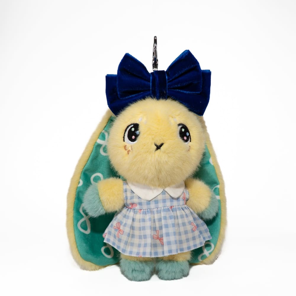 Mini Plush Outfit - Big Blue Bow Outfit