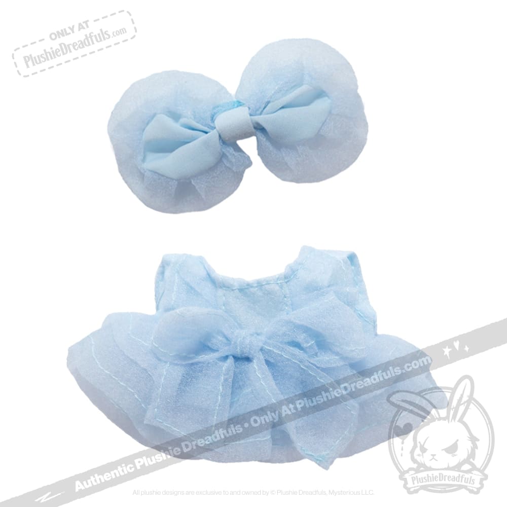 Mini Plush Outfit - Blue Cupcake Dress