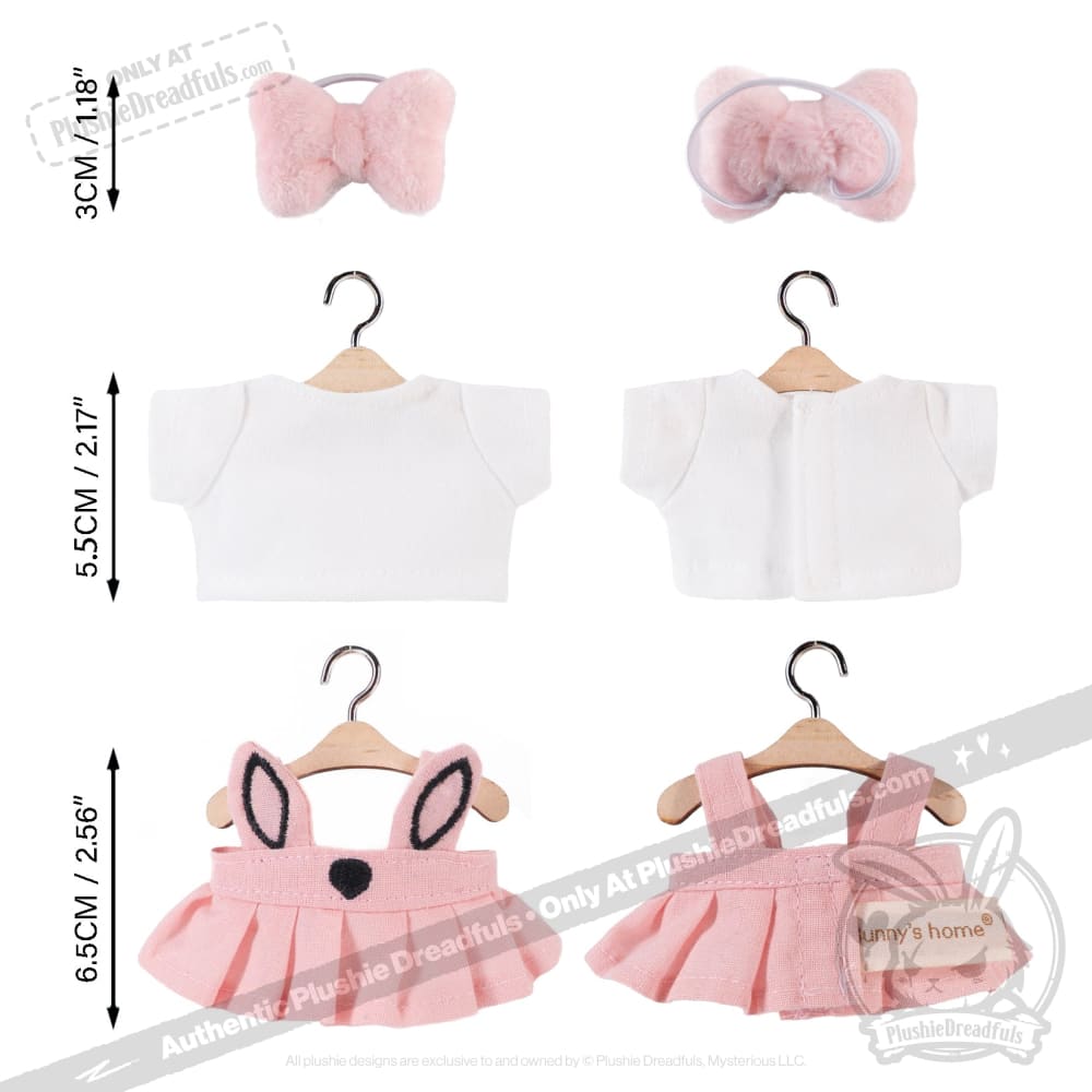 Mini Plush Outfit - Bunny Dress