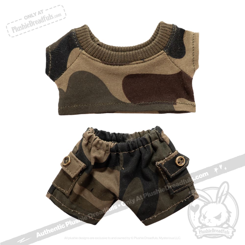 Mini Plush Outfit - Camo Outfit