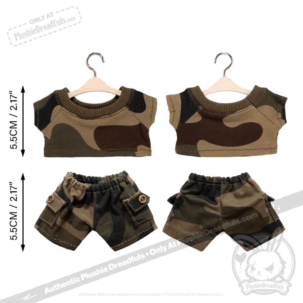 Mini Plush Outfit - Camo Outfit