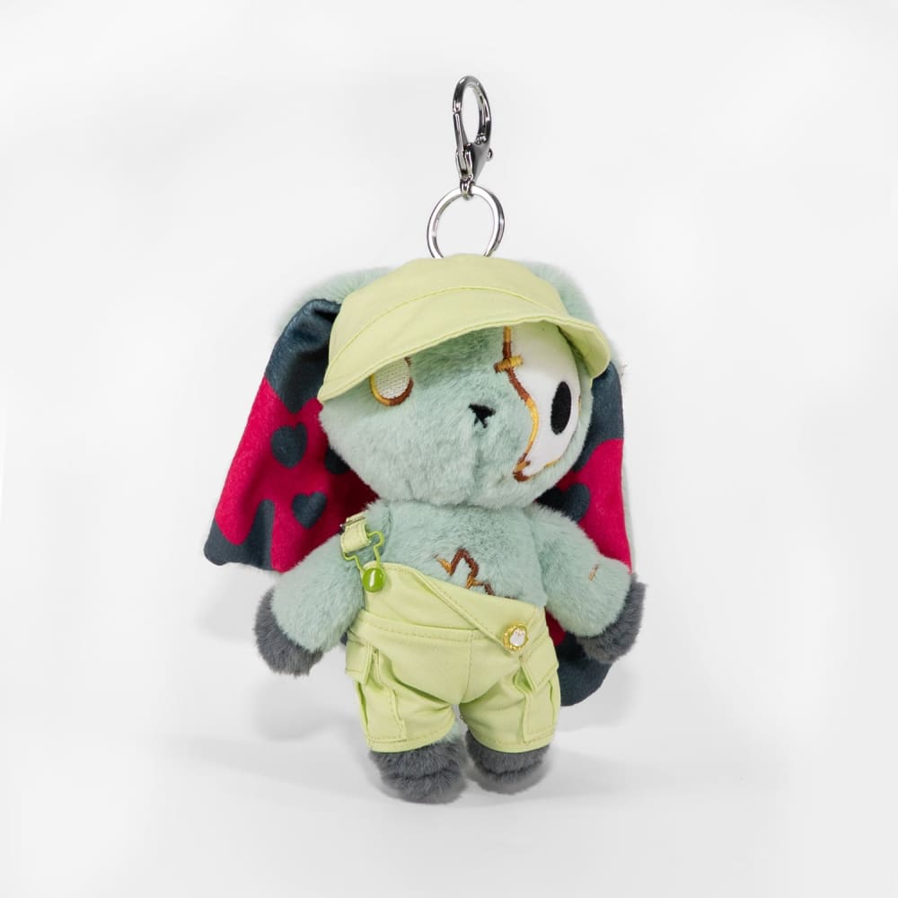 Mini Plush Outfit - Lime off the Shoulder Overalls