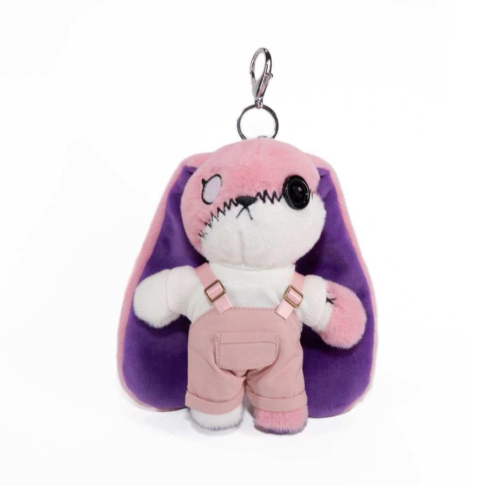 Mini Plush Outfit - Pink Farmeralls
