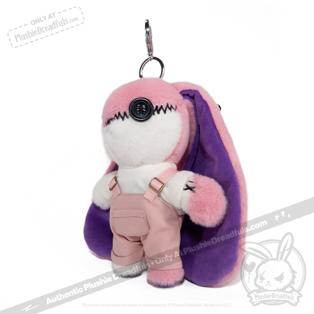 Mini Plush Outfit - Pink Farmeralls