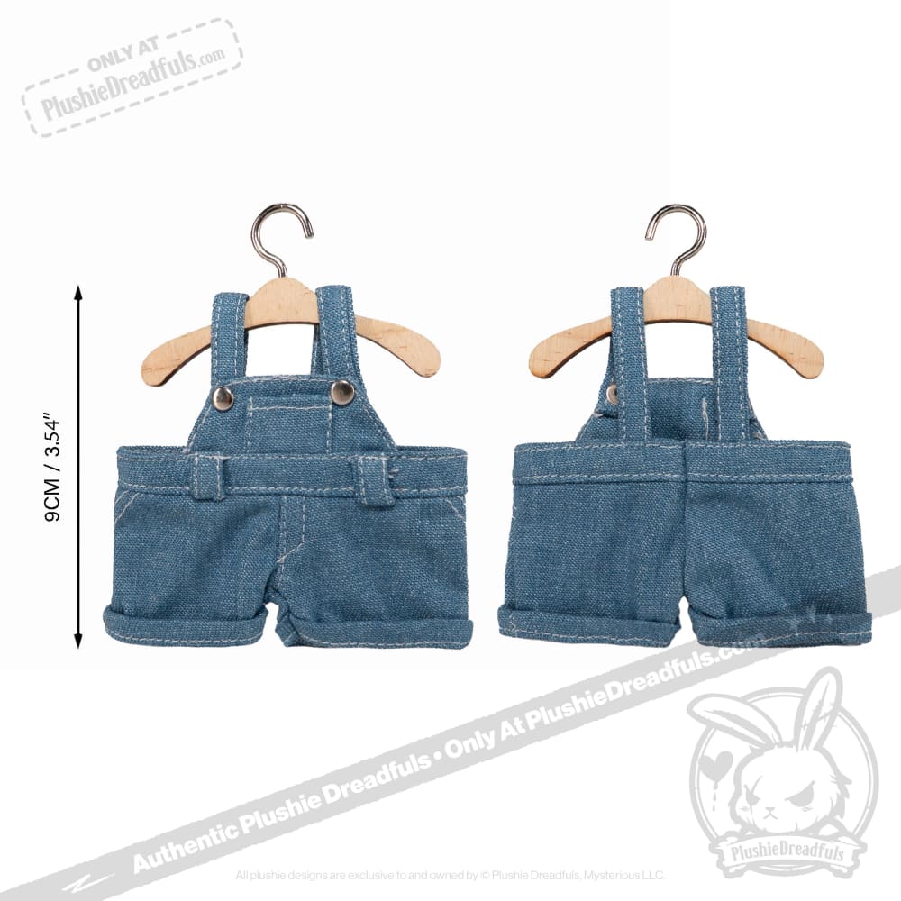 Mini Plush Outfit - Sherbet Overalls