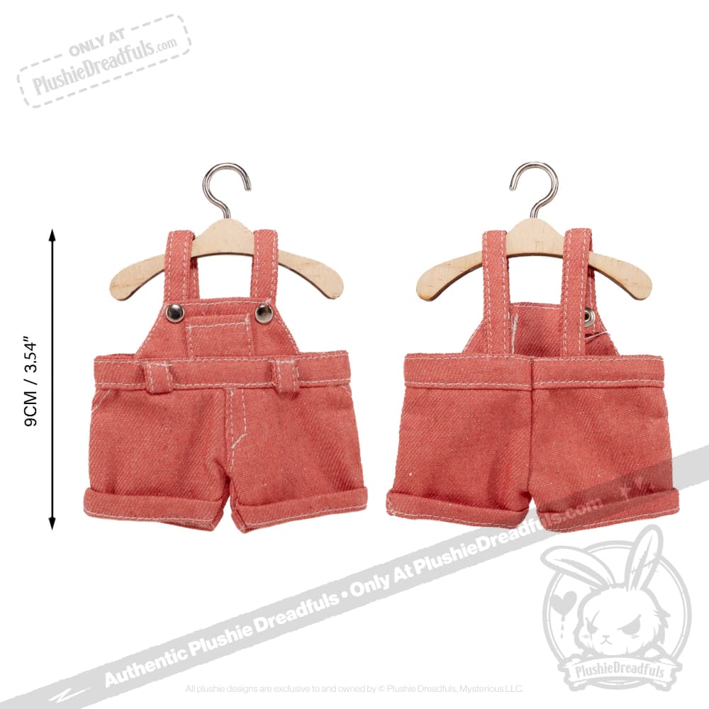 Mini Plush Outfit - Sherbet Overalls