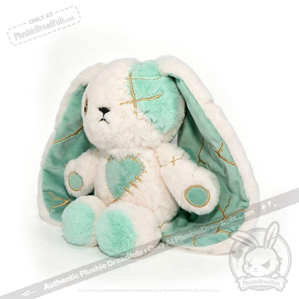 Mint Kintsugi Love Rabbit - Plush Stuffed Animal