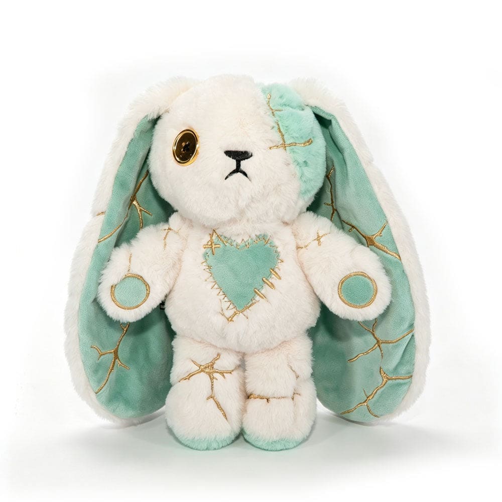 Mint Kintsugi Love Rabbit - Plush Stuffed Animal