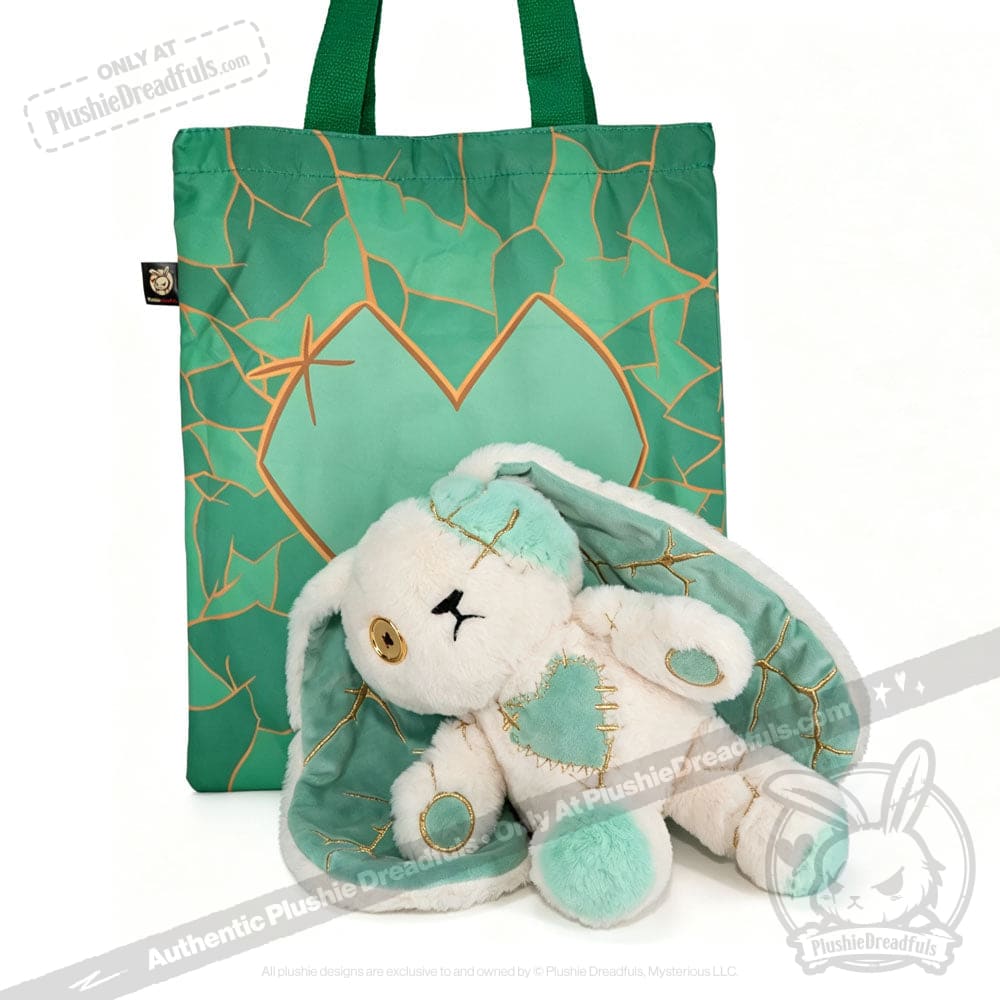 Mint Kintsugi Love Rabbit - Plush Stuffed Animal