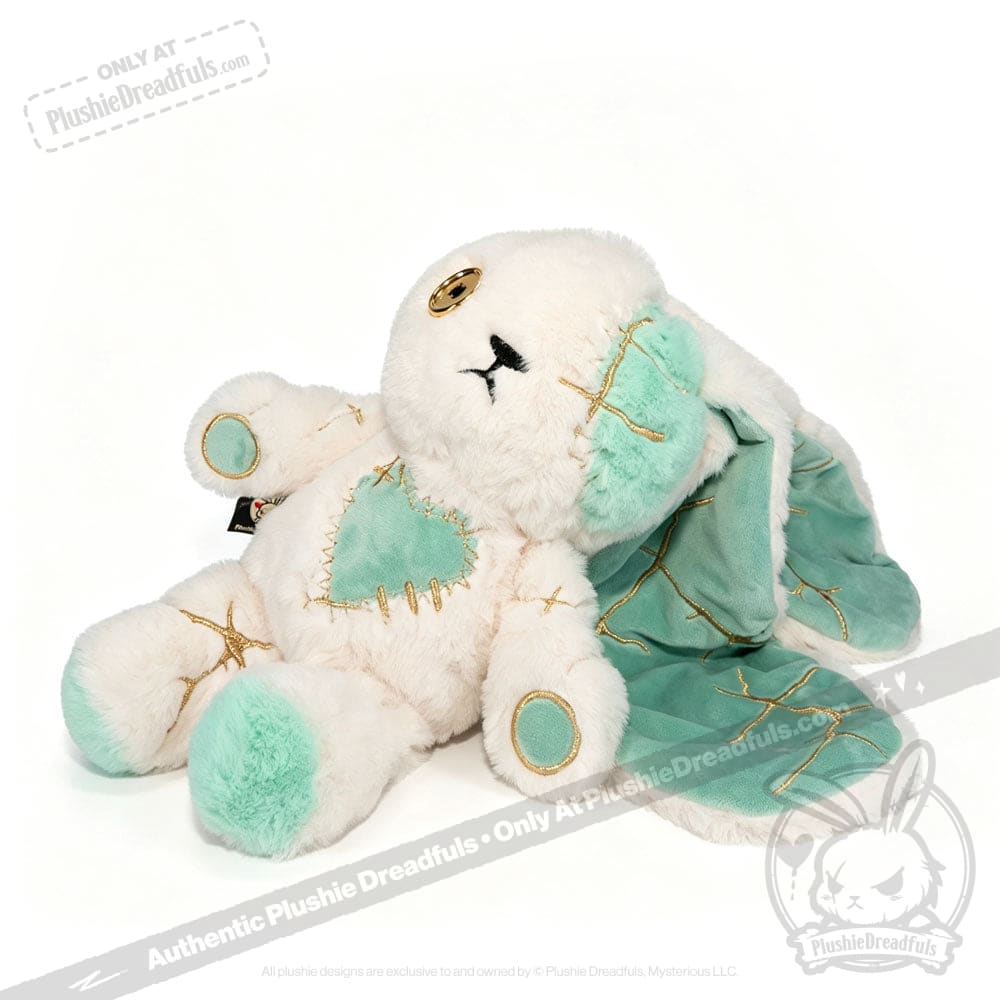 Mint Kintsugi Love Rabbit - Plush Stuffed Animal