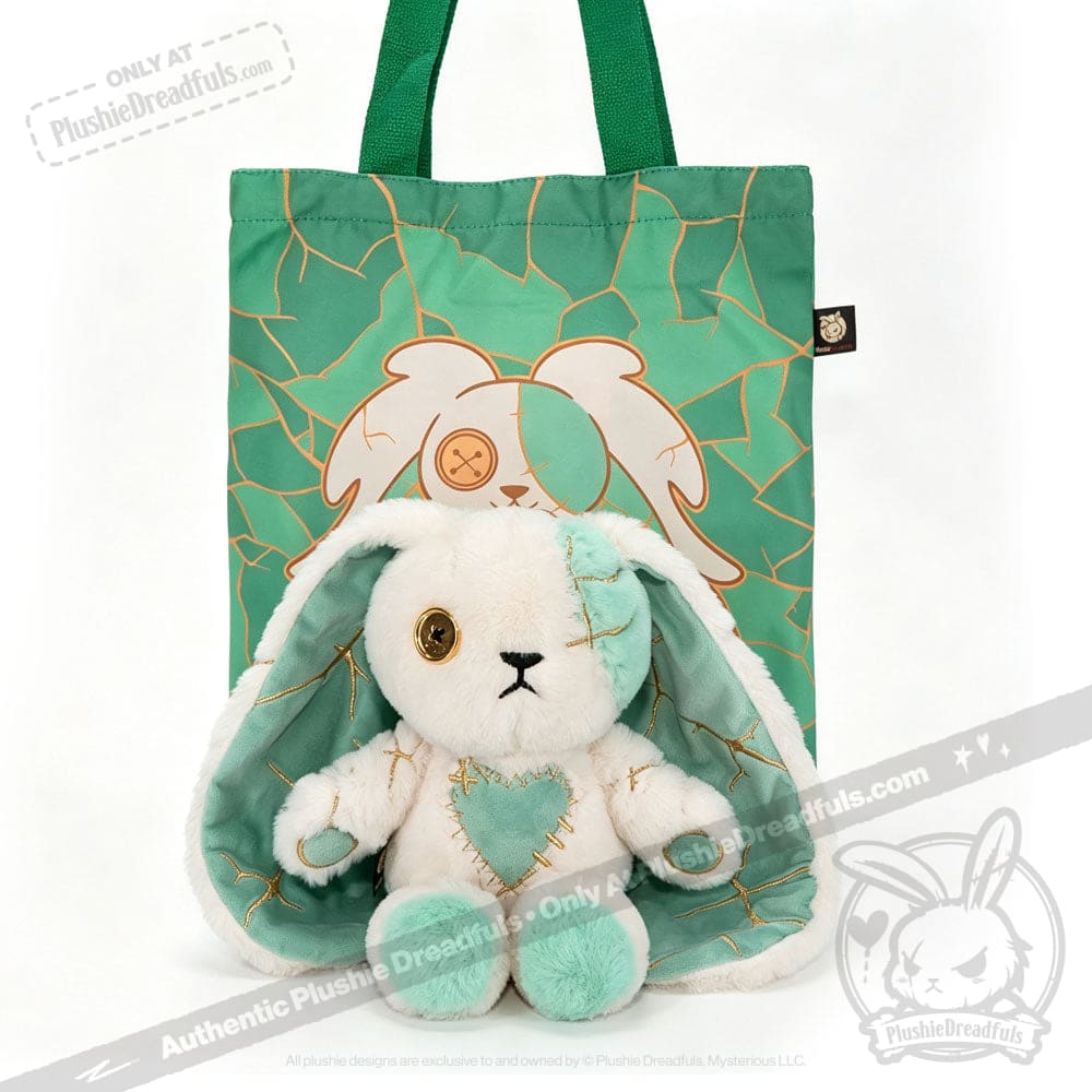 Mint Kintsugi Love Rabbit - Plush Stuffed Animal