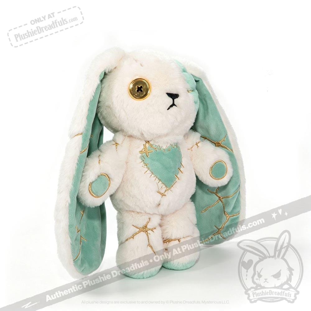 Mint Kintsugi Love Rabbit - Plush Stuffed Animal