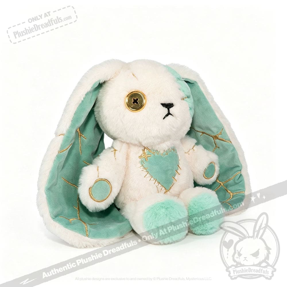 Mint Kintsugi Love Rabbit - Plush Stuffed Animal