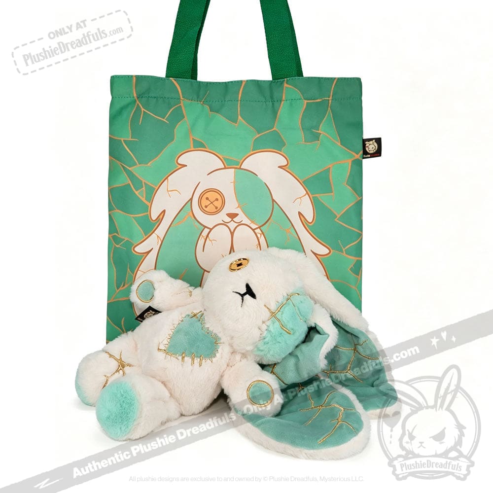 Mint Kintsugi Love Rabbit - Plush Stuffed Animal