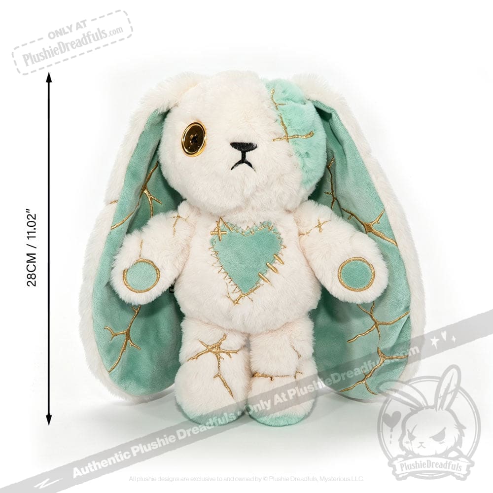 Mint Kintsugi Love Rabbit - Plush Stuffed Animal