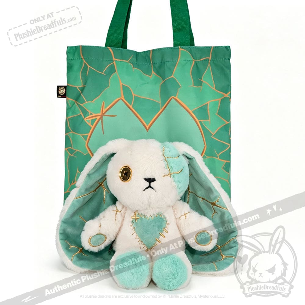 Mint Kintsugi Love Rabbit - Plush Stuffed Animal