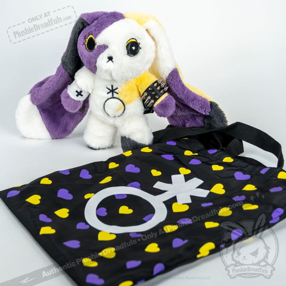 Non Binary Rabbit - Plush Stuffed Animal
