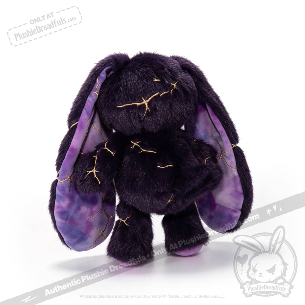 Obsidian Kintsugi Love Rabbit - Plush Stuffed Animal