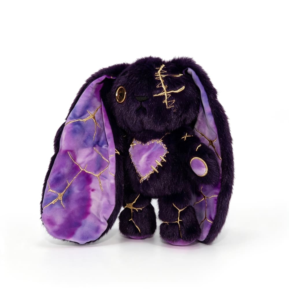 Obsidian Kintsugi Love Rabbit - Plush Stuffed Animal