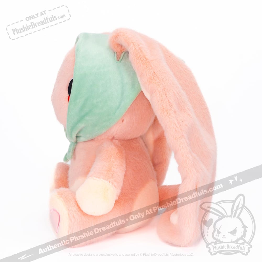 Peach Rabbit - Plush Stuffed Animal