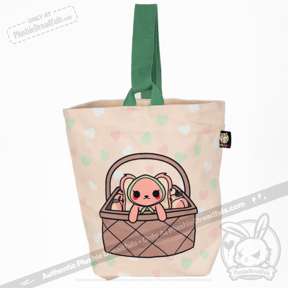 Peach Rabbit - Plush Stuffed Animal