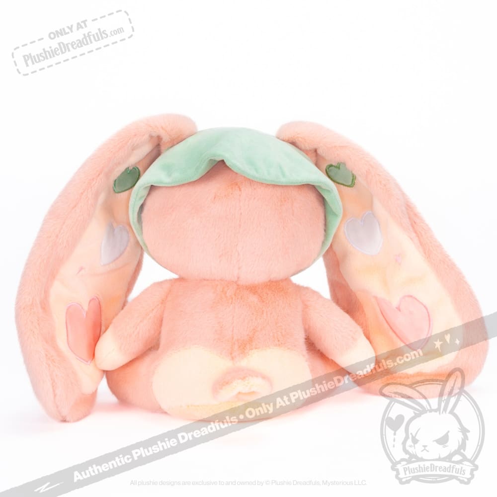 Peach Rabbit - Plush Stuffed Animal