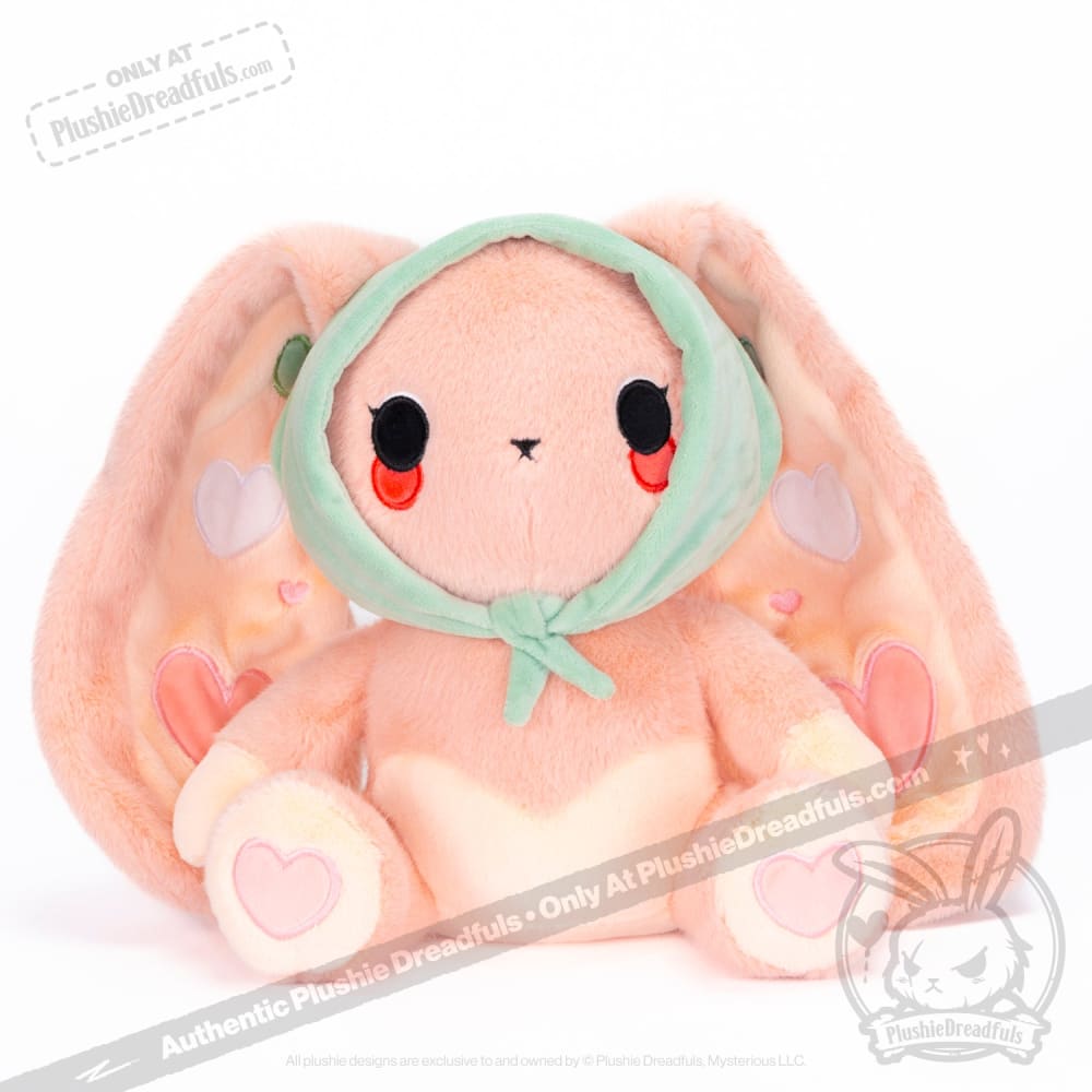 Peach Rabbit - Plush Stuffed Animal