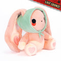 Peach Rabbit - Plush Stuffed Animal