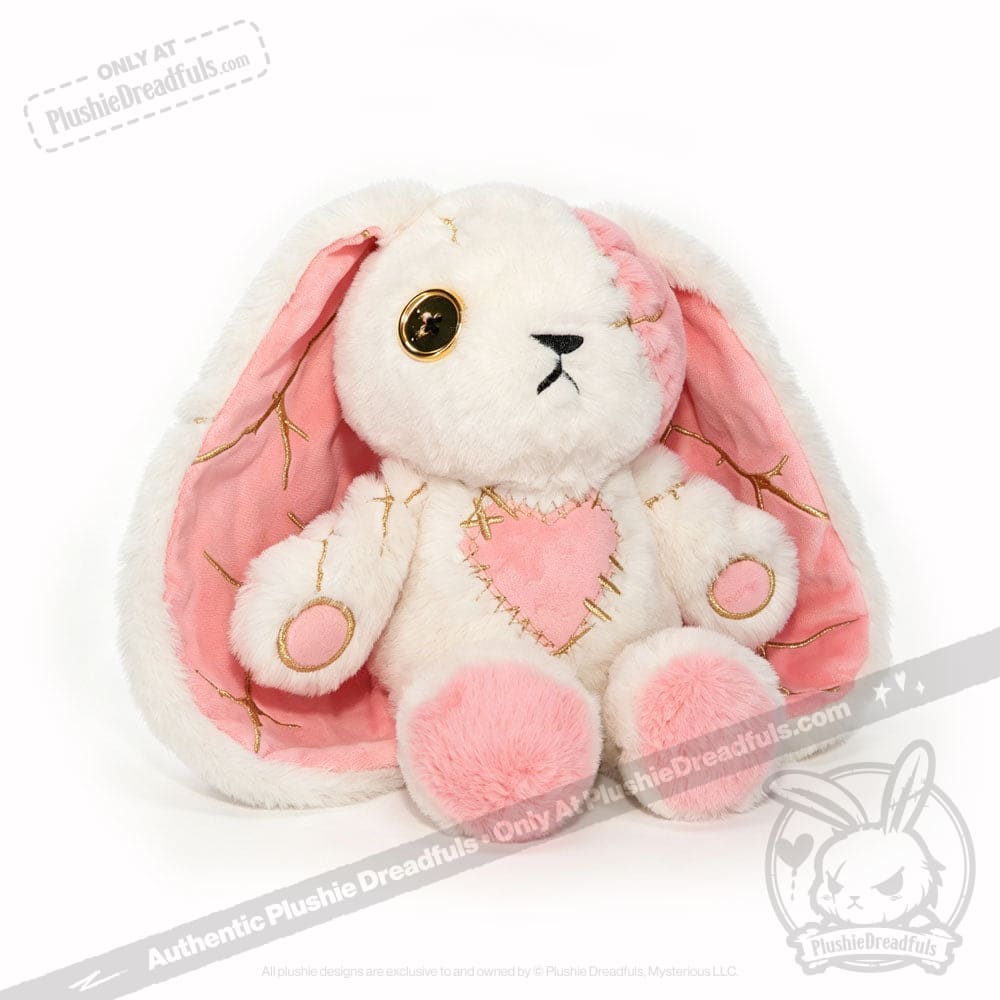 Pink Kintsugi Love Rabbit - Plush Stuffed Animal