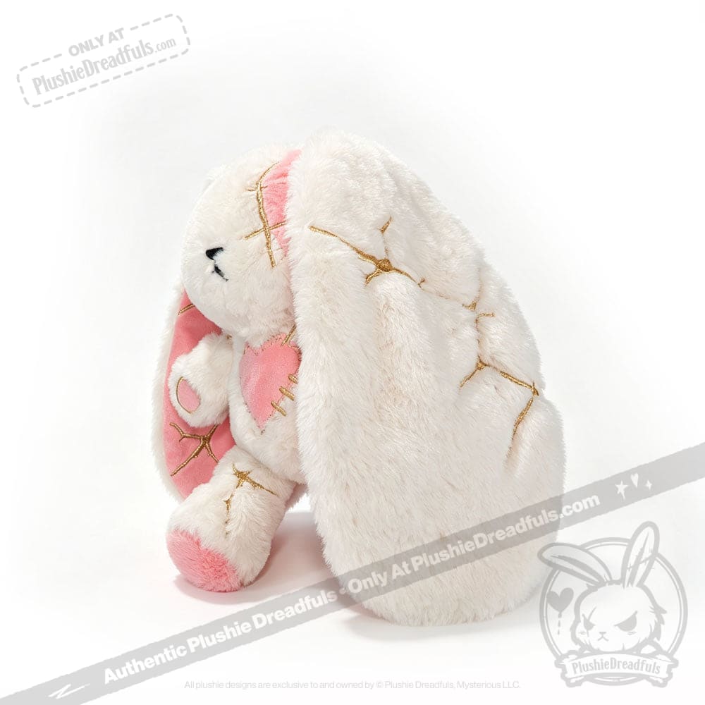 Pink Kintsugi Love Rabbit - Plush Stuffed Animal