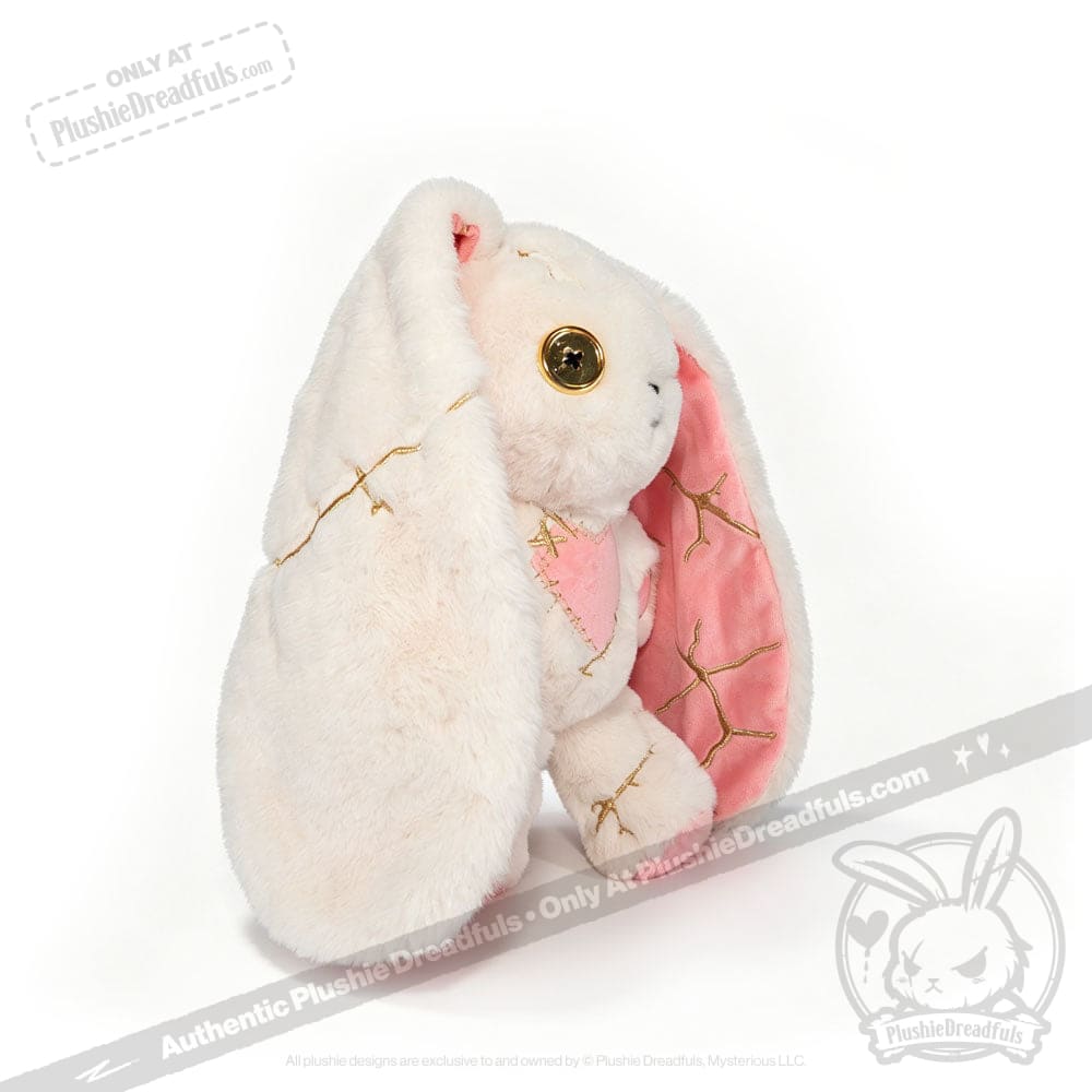 Pink Kintsugi Love Rabbit - Plush Stuffed Animal