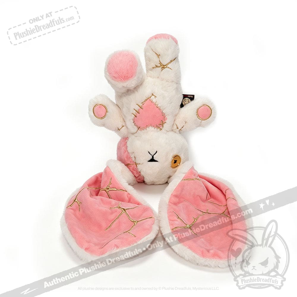 Pink Kintsugi Love Rabbit - Plush Stuffed Animal