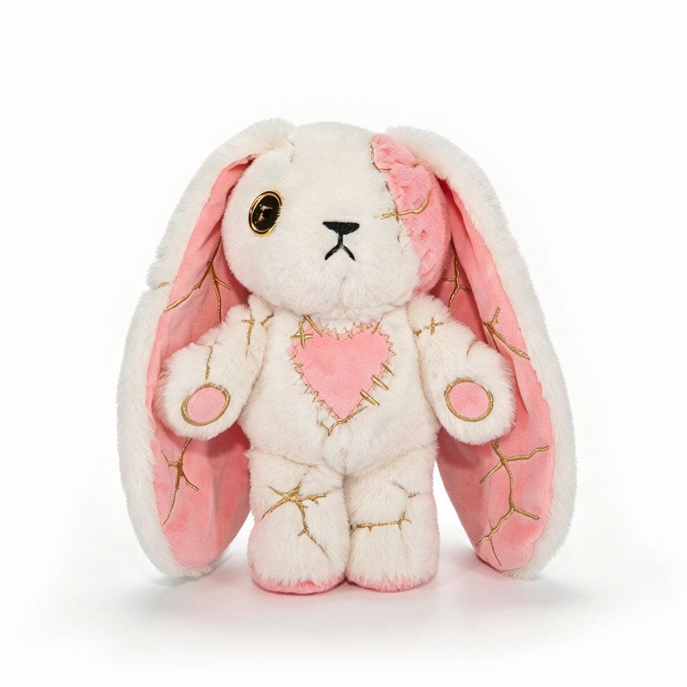 Pink Kintsugi Love Rabbit - Plush Stuffed Animal