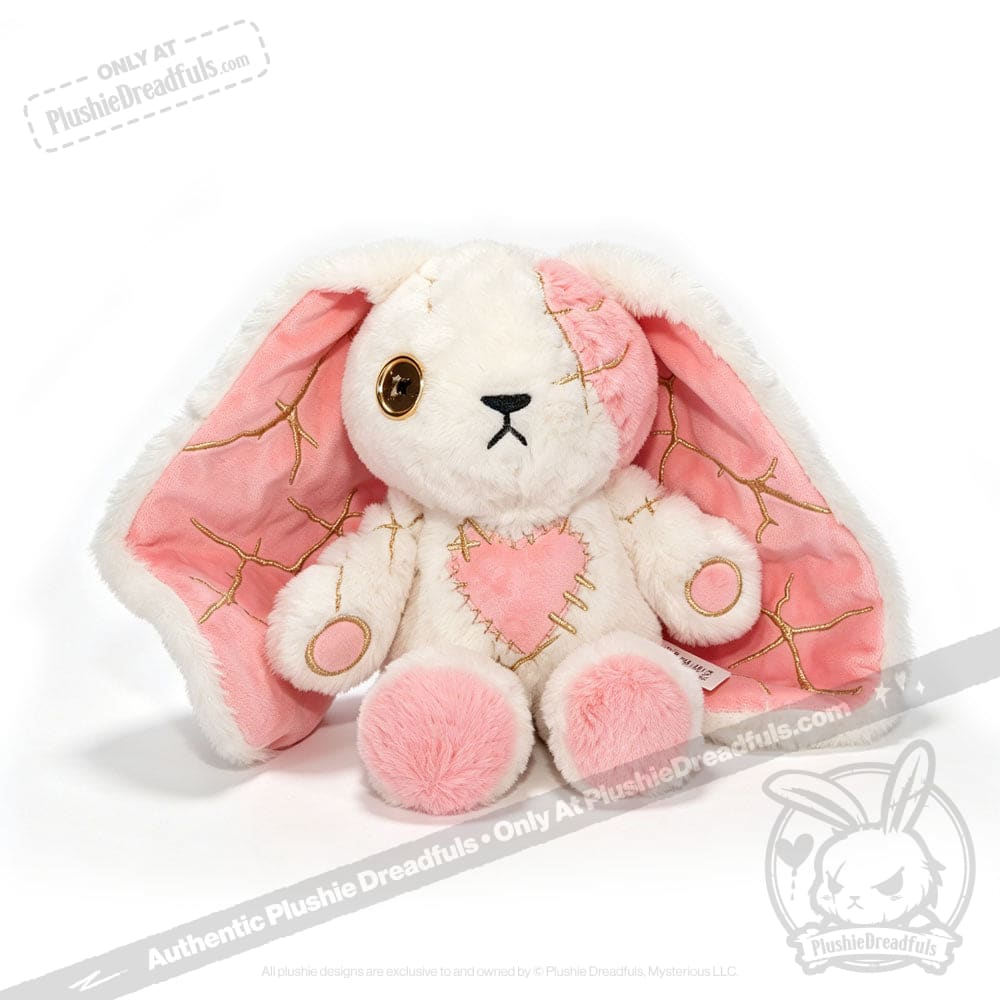Pink Kintsugi Love Rabbit - Plush Stuffed Animal
