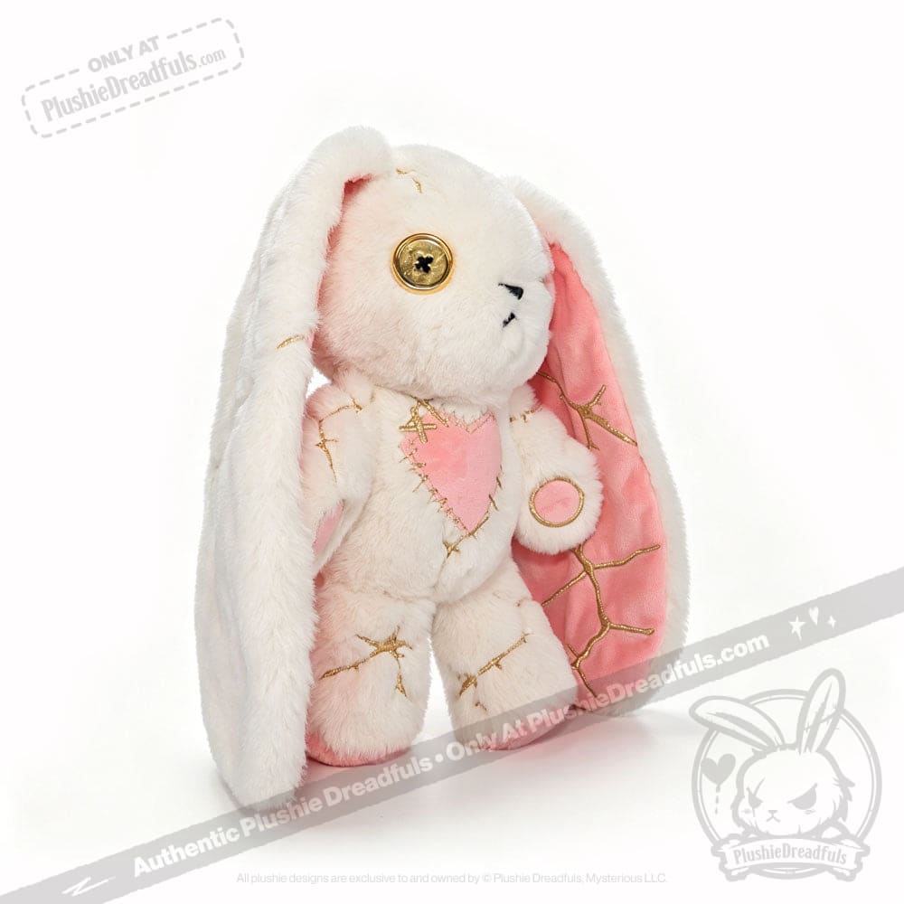 Pink Kintsugi Love Rabbit - Plush Stuffed Animal