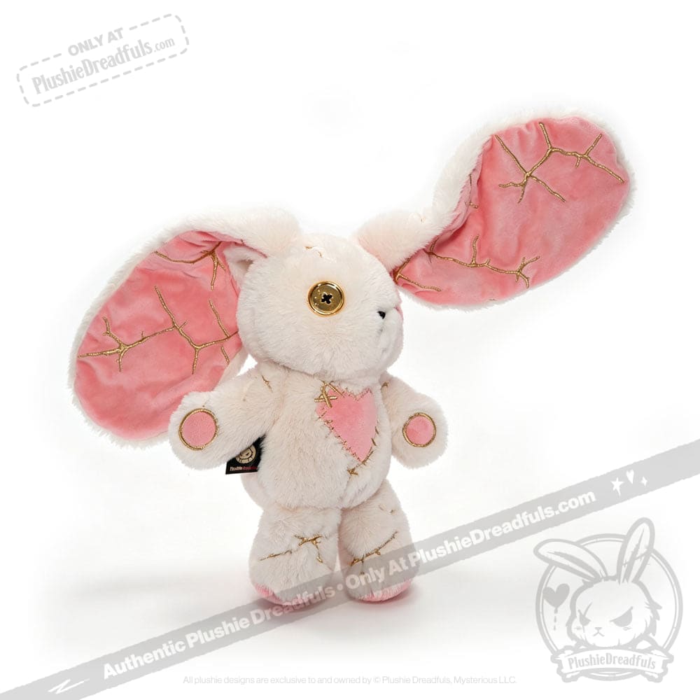 Pink Kintsugi Love Rabbit - Plush Stuffed Animal