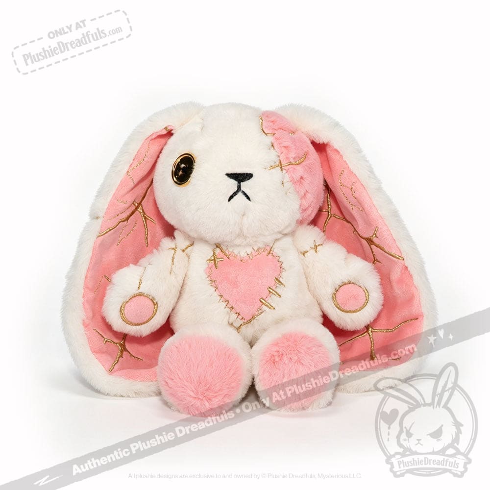 Pink Kintsugi Love Rabbit - Plush Stuffed Animal
