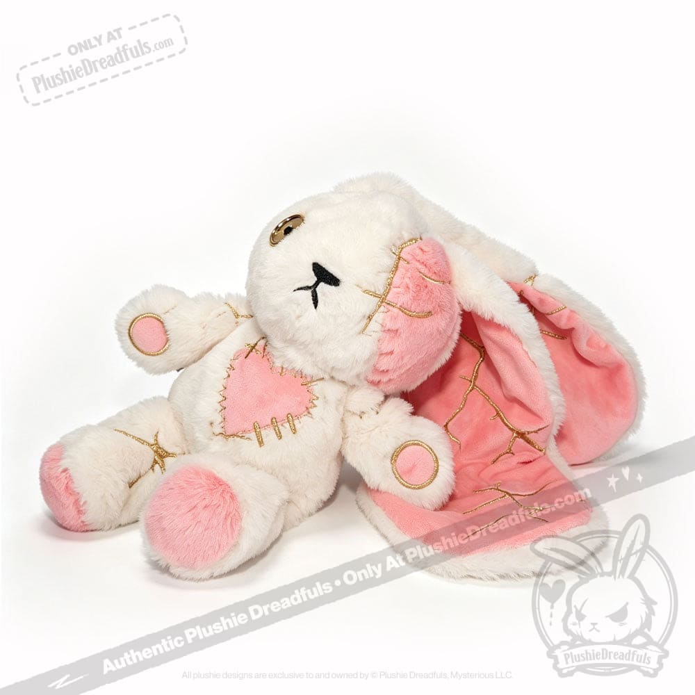 Pink Kintsugi Love Rabbit - Plush Stuffed Animal