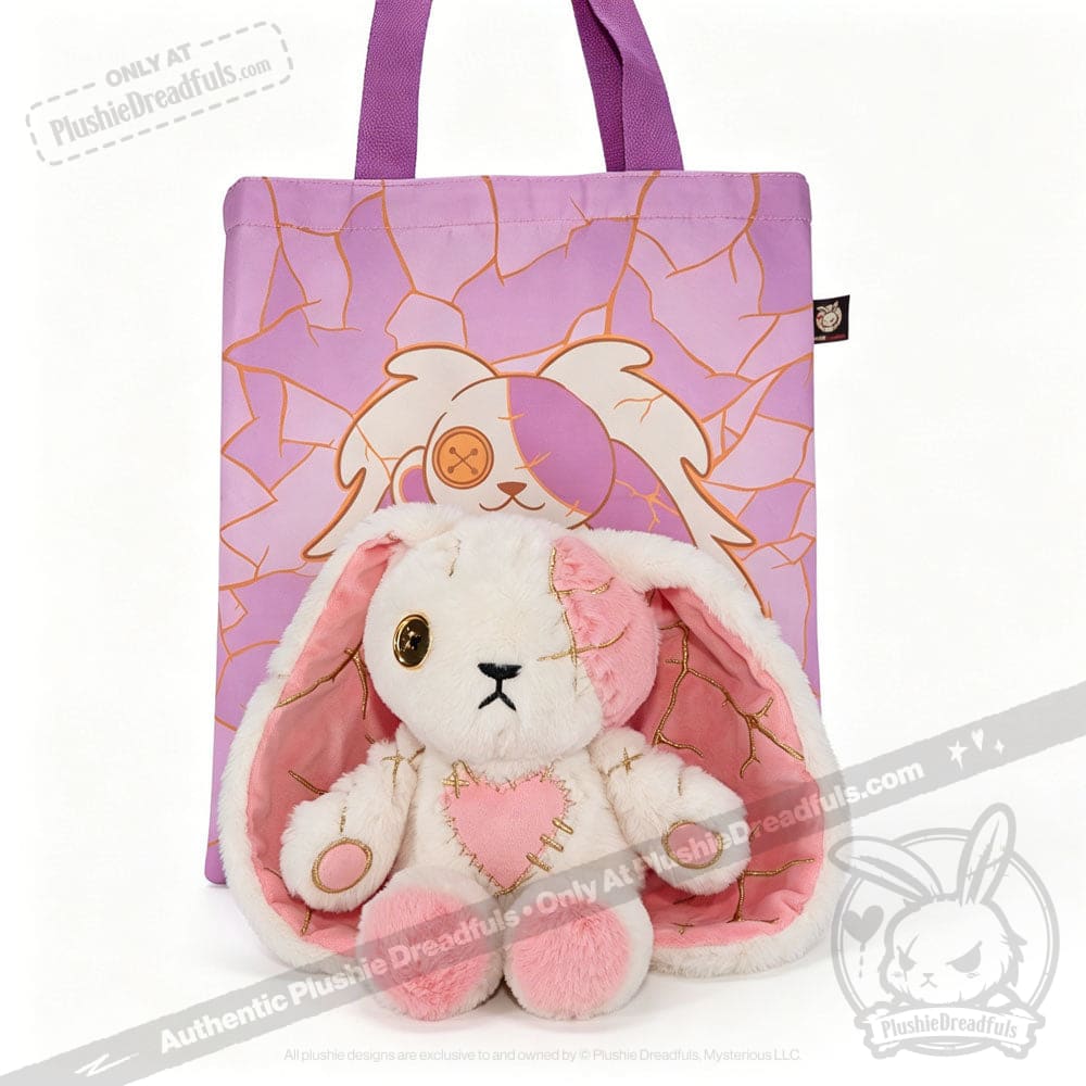Pink Kintsugi Love Rabbit - Plush Stuffed Animal