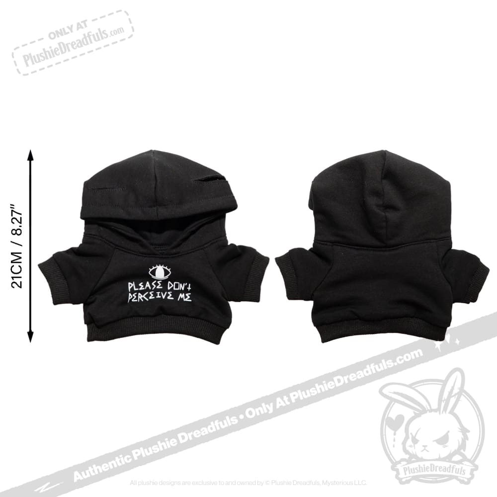 Please Don't Perceive Me Plushie Hoodie