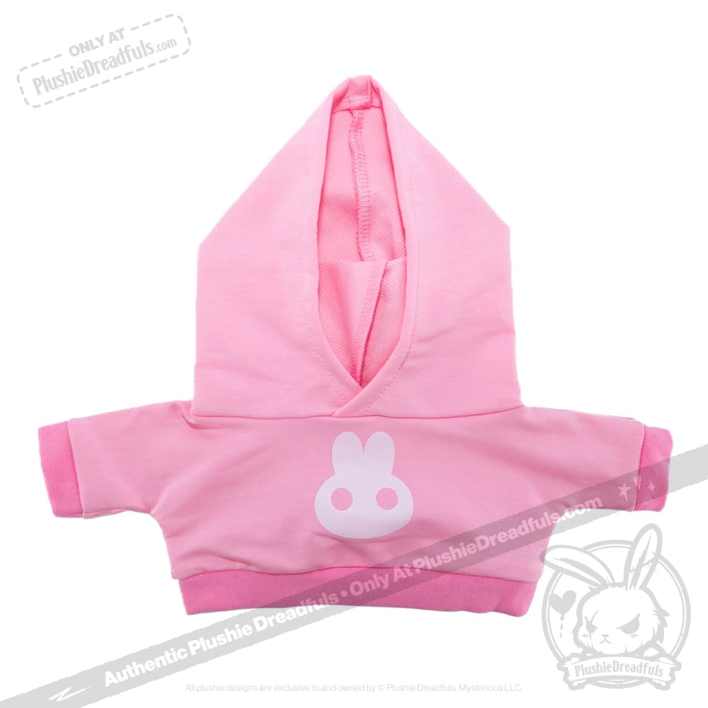 Plush Hoodie - Pink Bun Hoodie