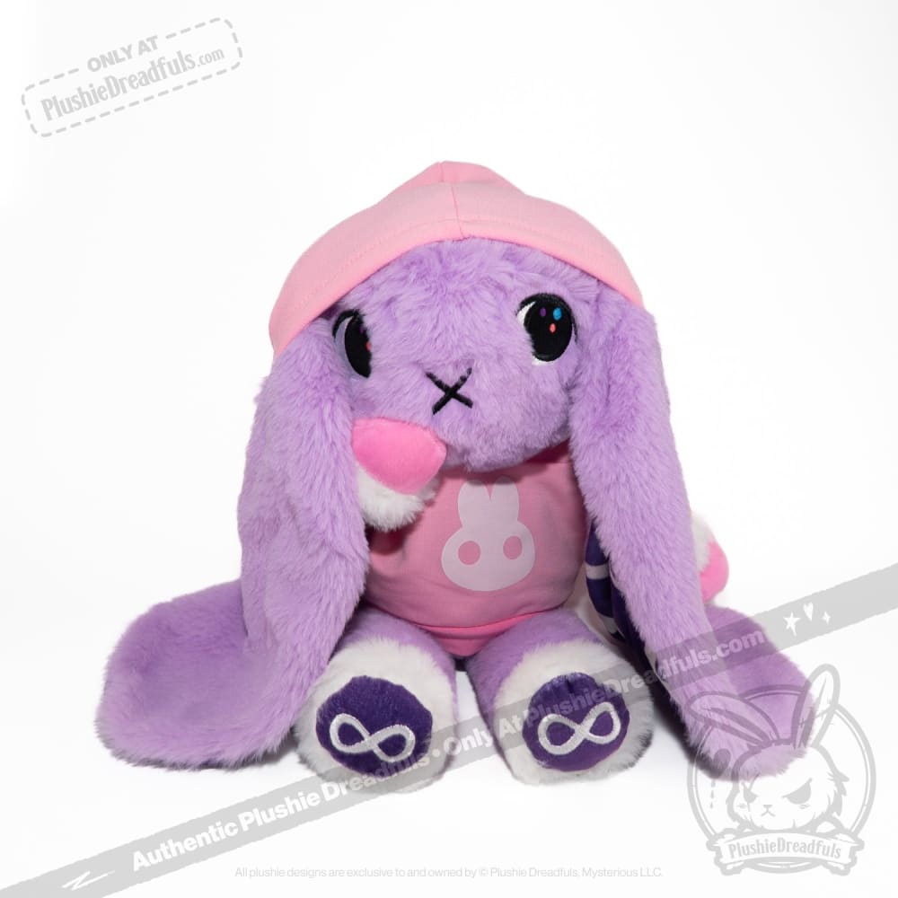 Plush Hoodie - Pink Bun Hoodie