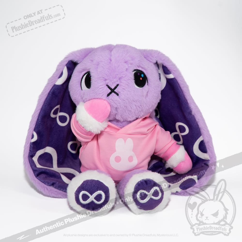 Plush Hoodie - Pink Bun Hoodie