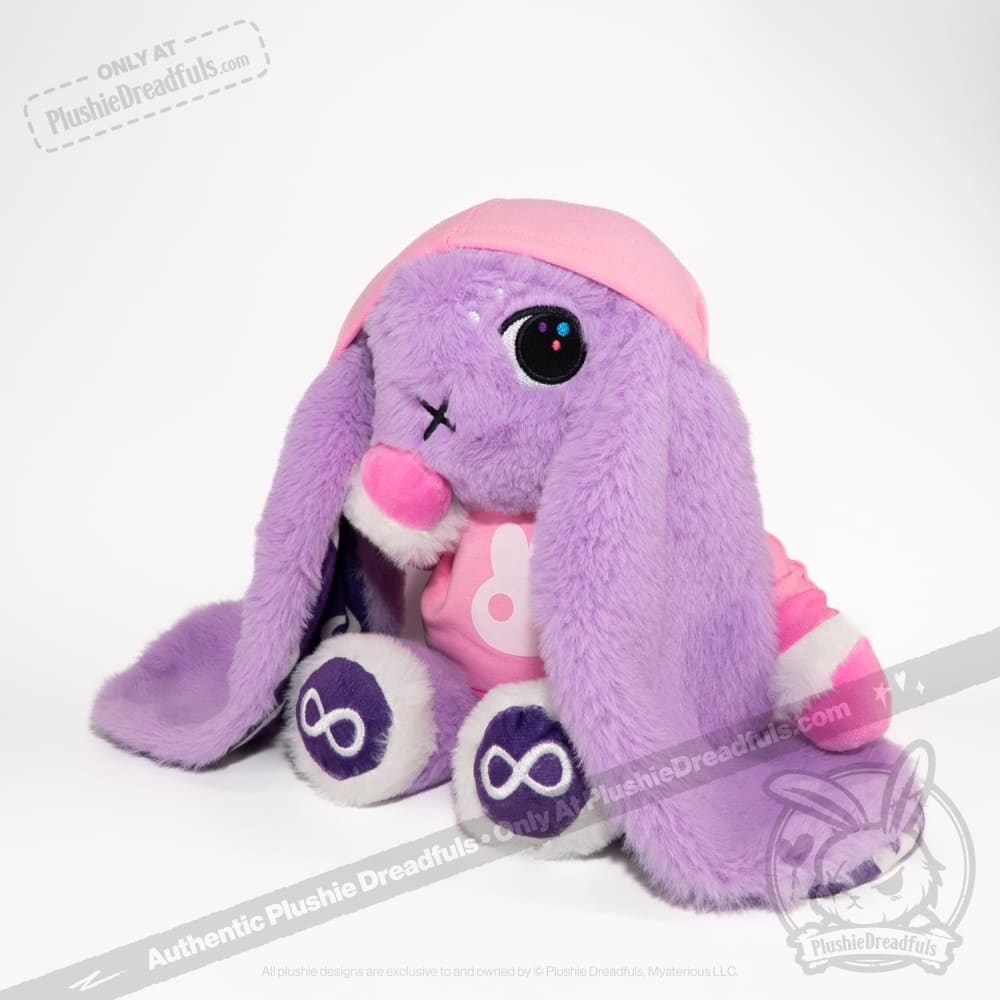 Plush Hoodie - Pink Bun Hoodie