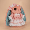 Plush Outfit - Pink Polka Dot Ruffle Dress Outfit